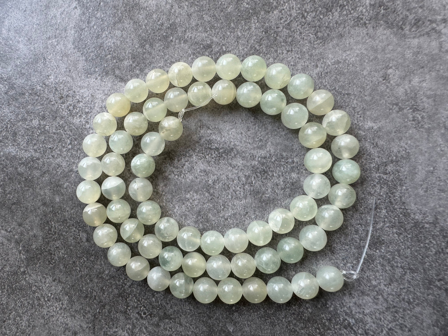 New Jade (Serpentine) | Round Beads | 6mm