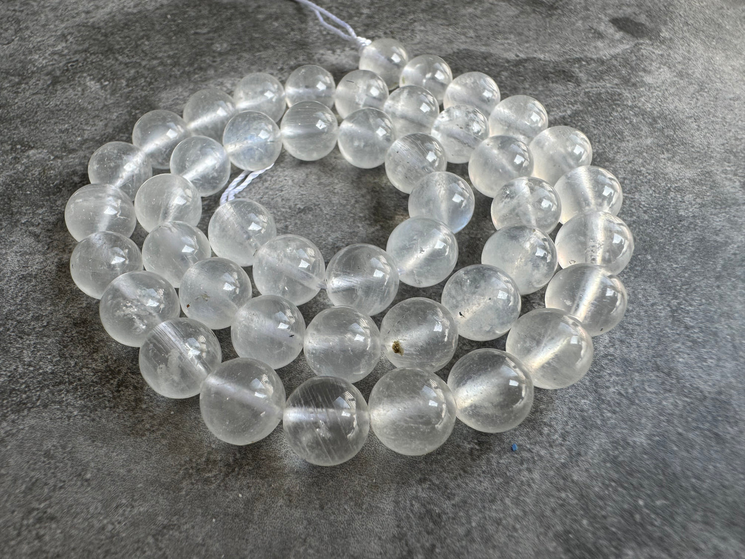 Moonstone (Ice Rainbow) | Round Beads | 8mm | A Grade