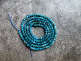 Apatite | Faceted Round Beads | 2mm | A Grade