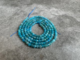 Apatite | Faceted Round Beads | 2mm | A Grade