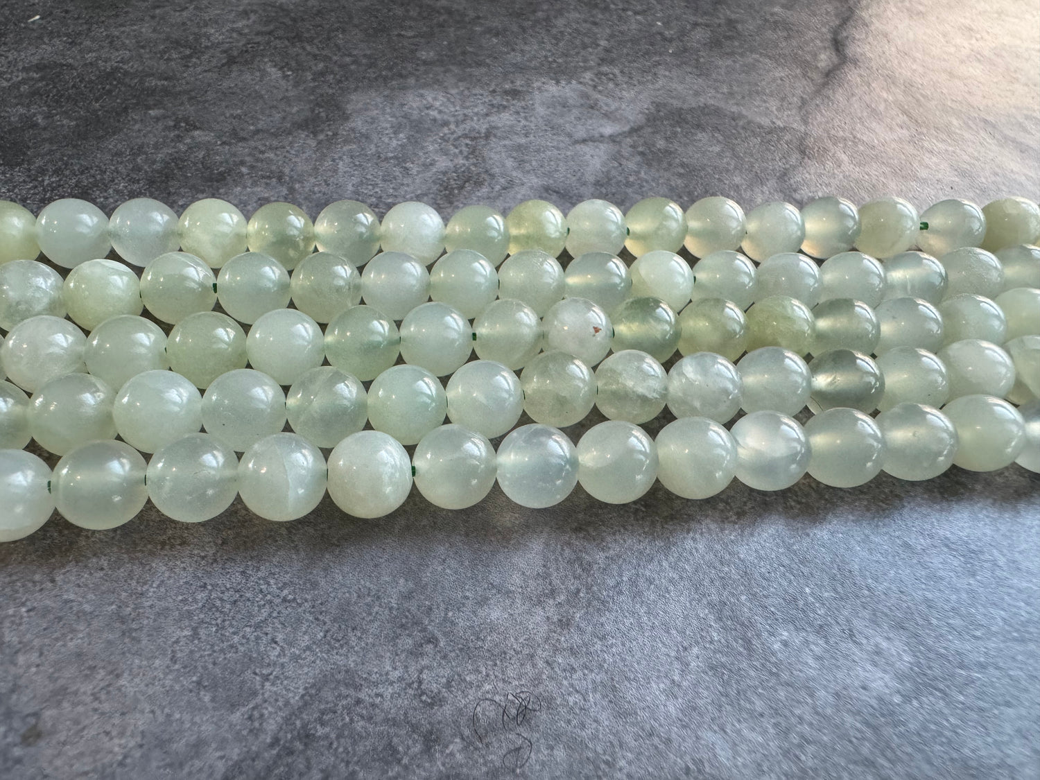 New Jade (Serpentine) | Round Beads | 8mm