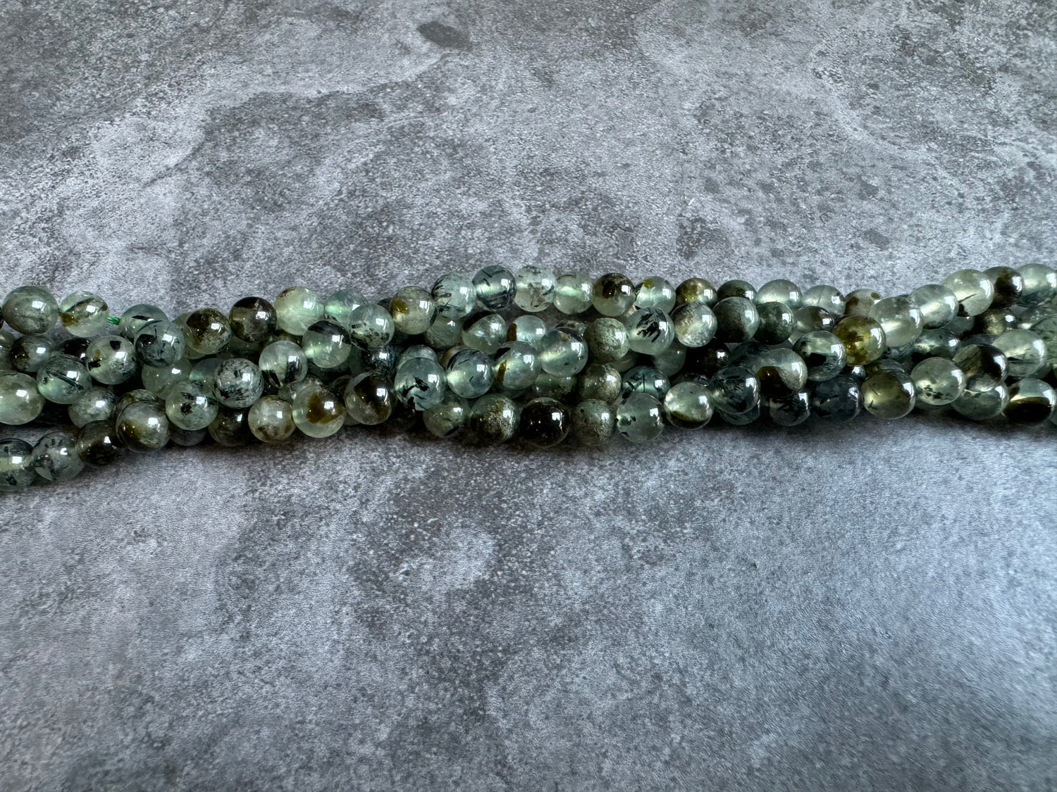 Prehnite Round | Round Beads | 6mm