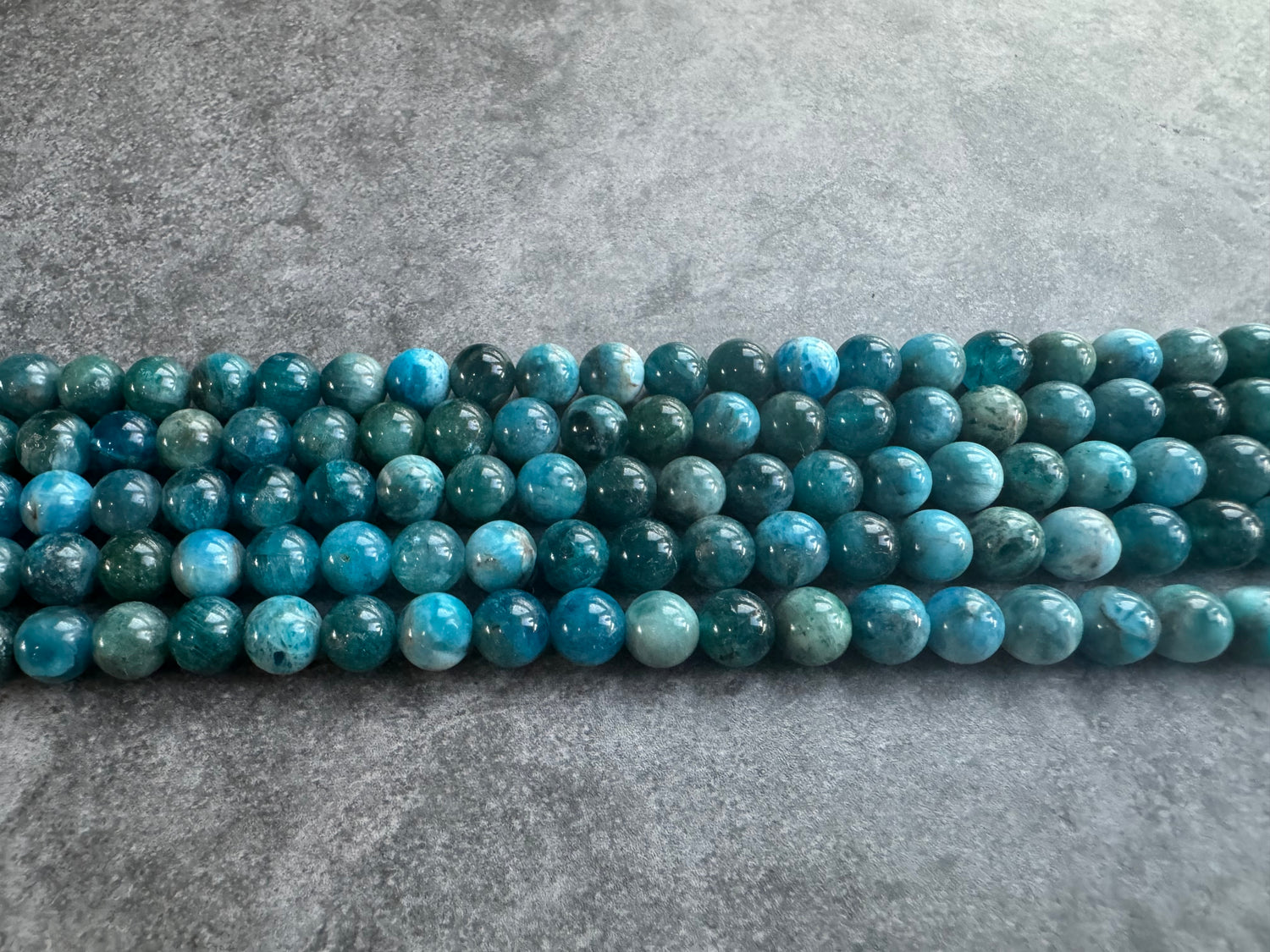 Apatite | Round Beads | 6mm | A Grade