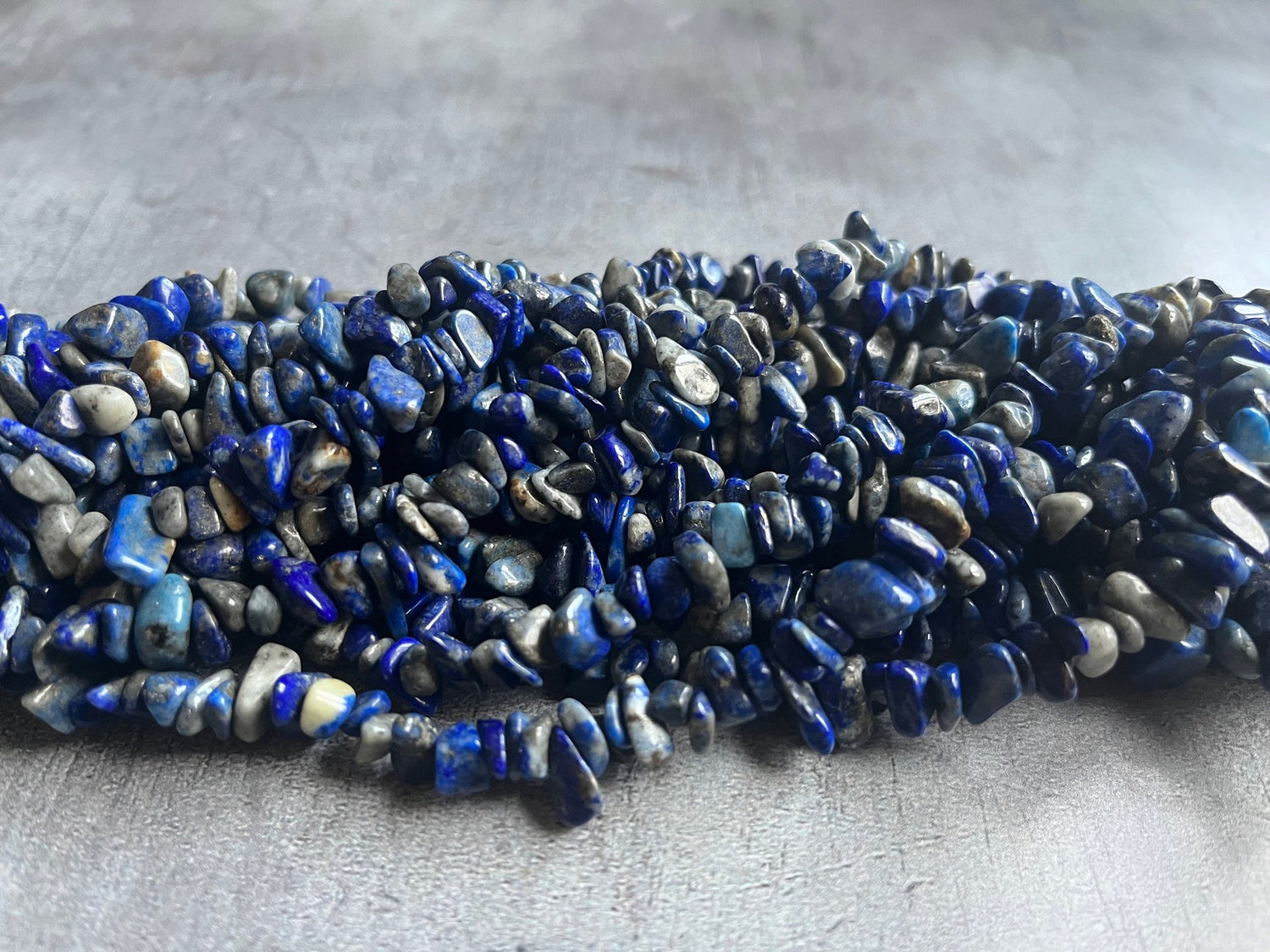 Lapis Lazuli | Chip Beads | 5-8mm | 32" String