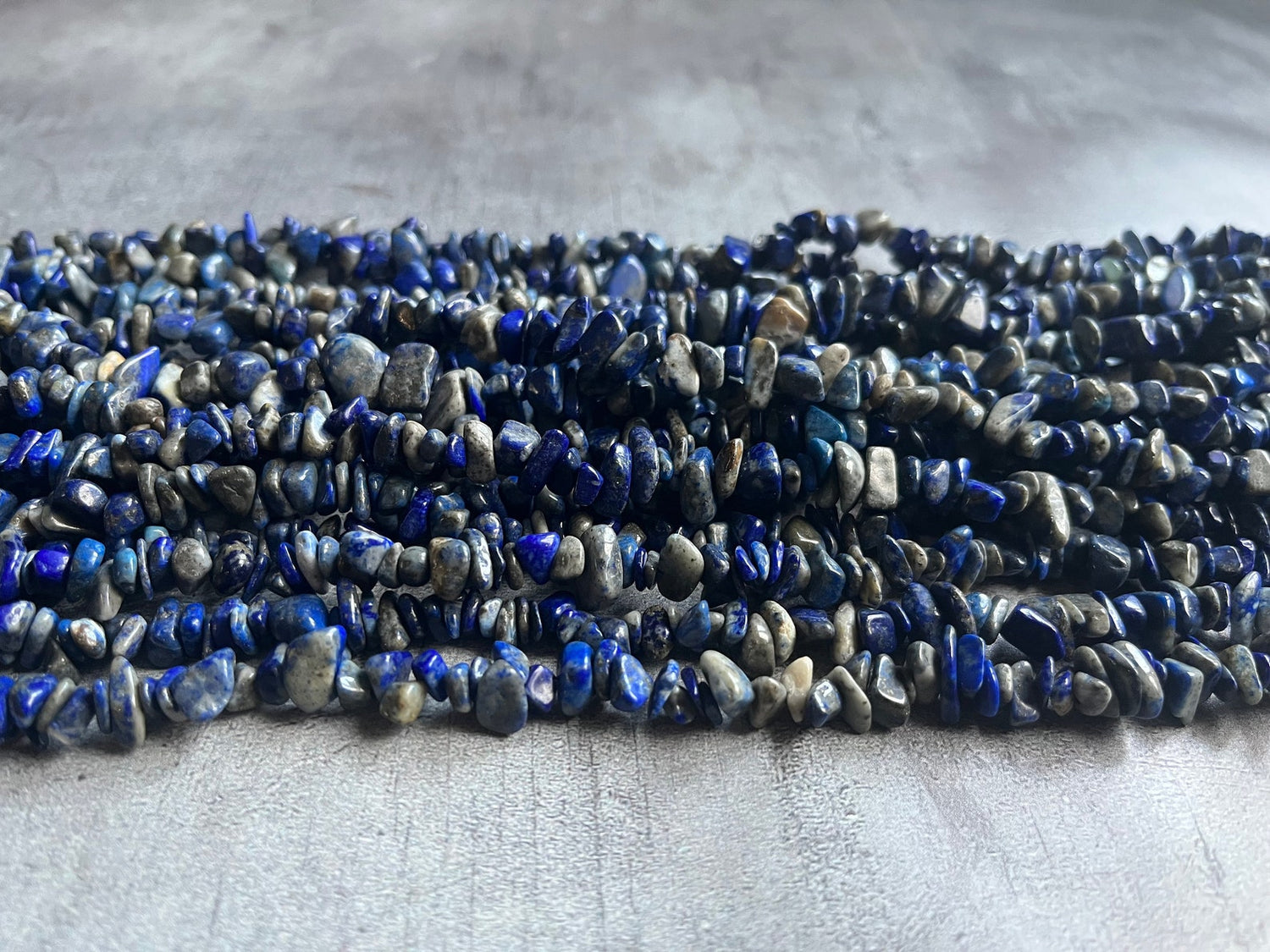 Lapis Lazuli | Chip Beads | 5-8mm | 32" String