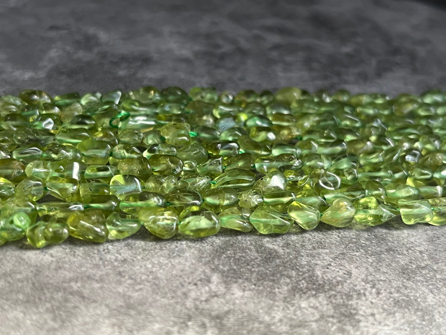 Peridot | Nugget Beads | 3-6mm