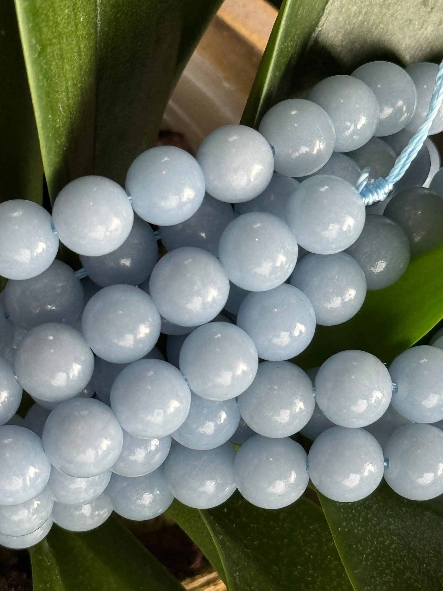 Angelite | Round Beads | 4mm | A Grade