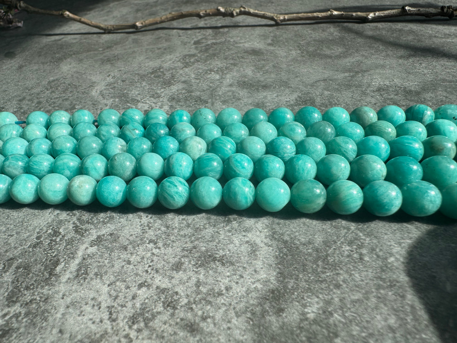 Amazonite (Russian) | Round Beads | 8mm | A Grade