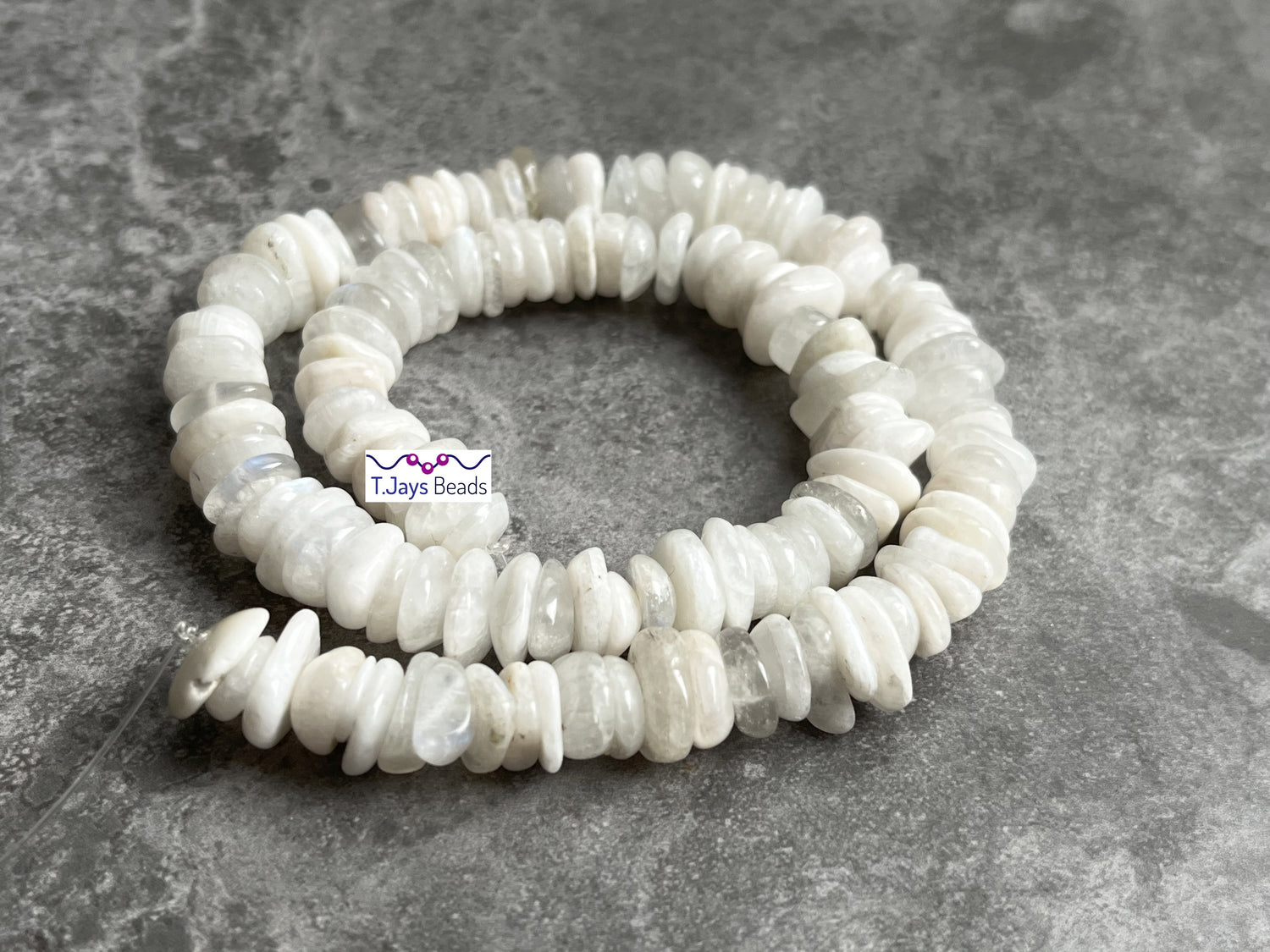 Moonstone | Chip Beads | 6-12mm | 15" String