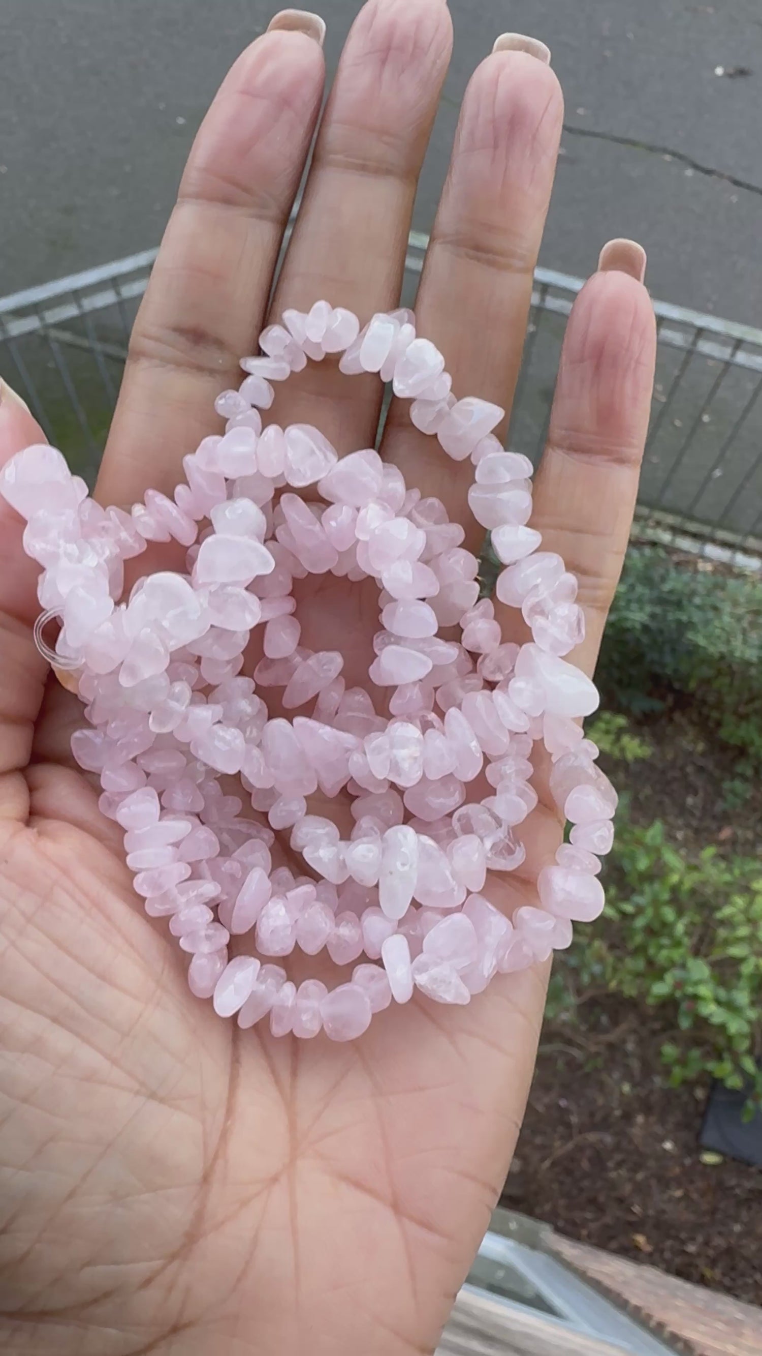 Rose Quartz | Chip Beads | 5-8mm | 32" String