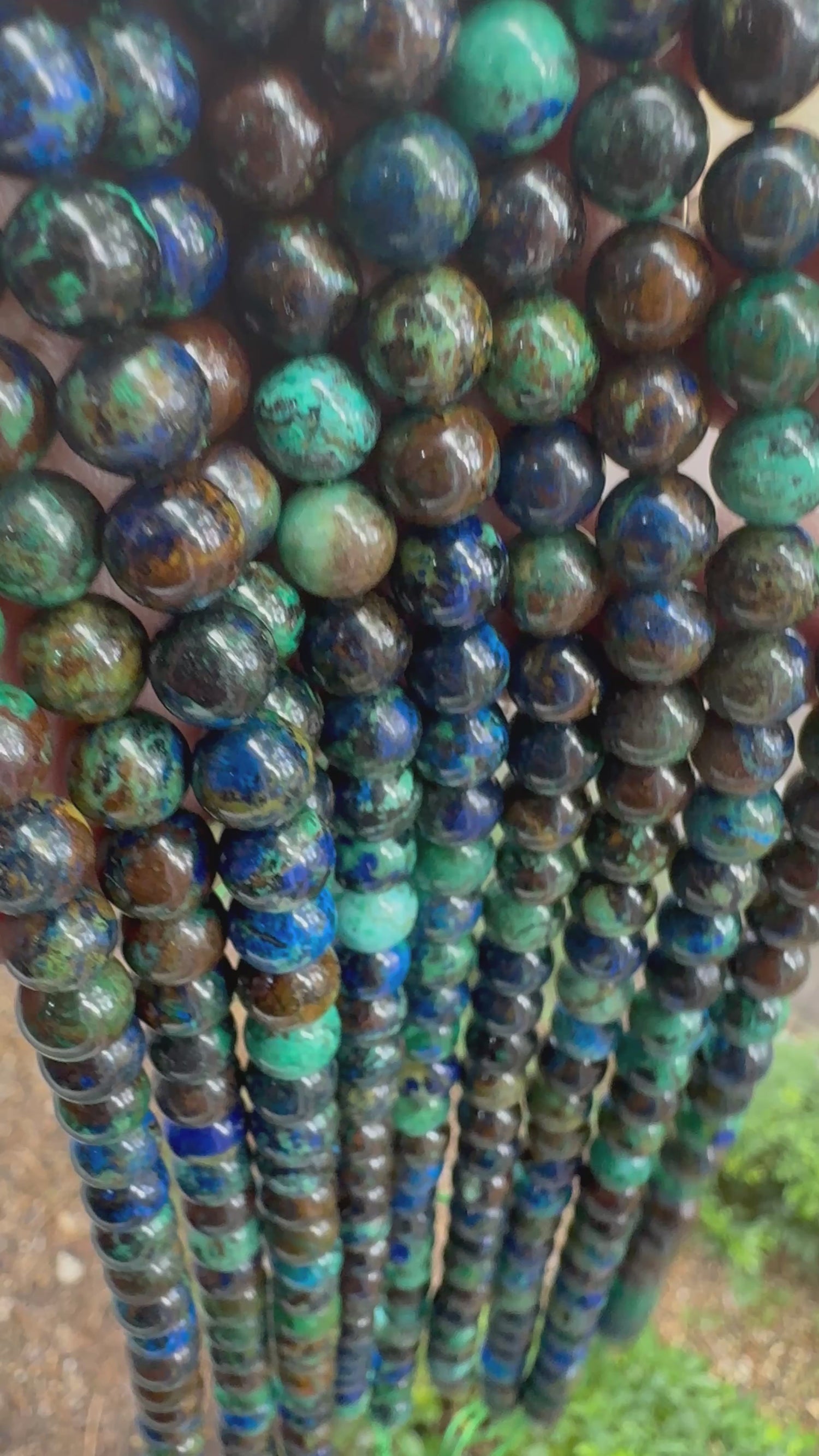 Chrysocolla | Round Beads | 8mm | A Grade