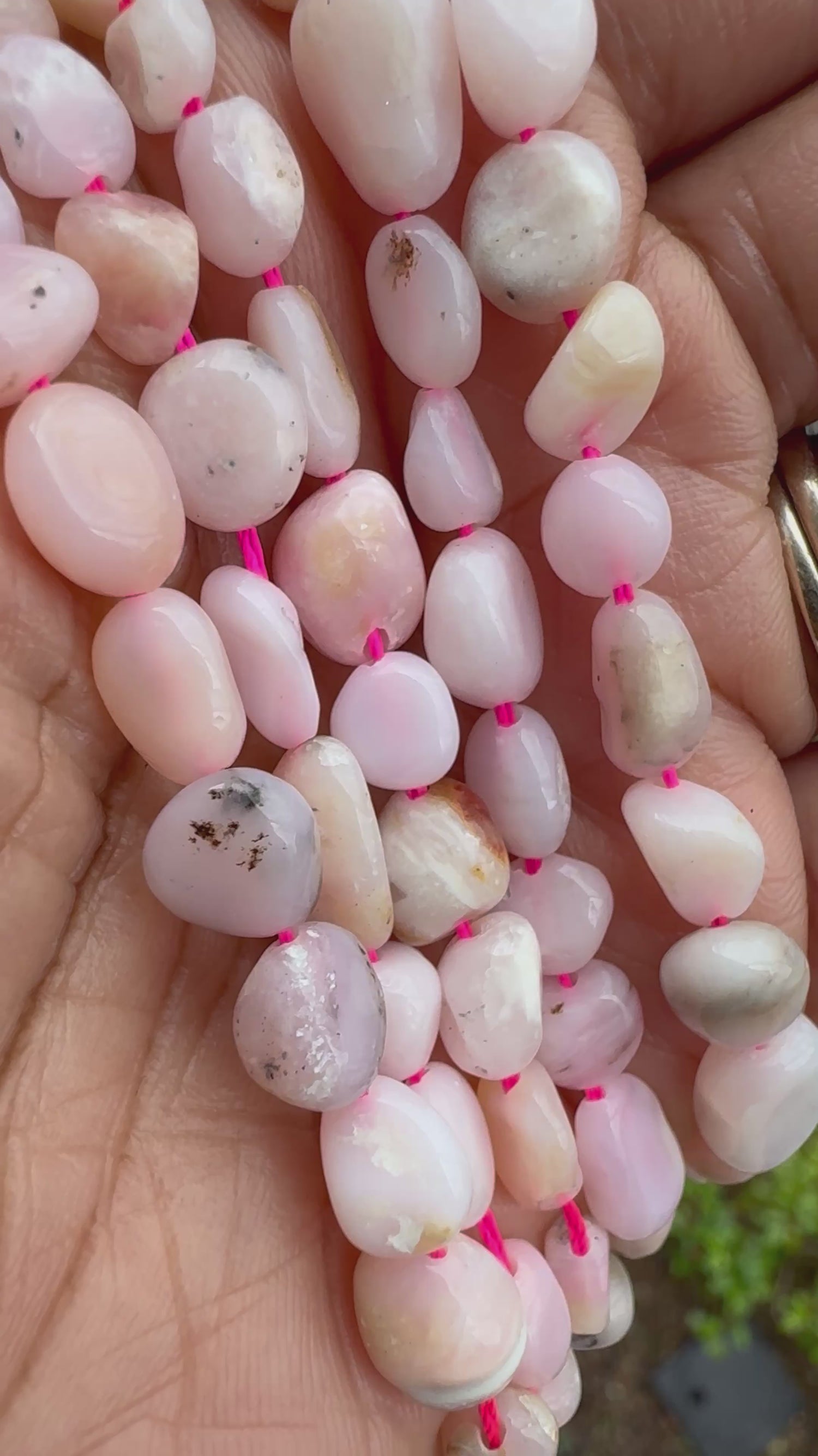 Pink Opal | Nugget Beads | 6-8mm