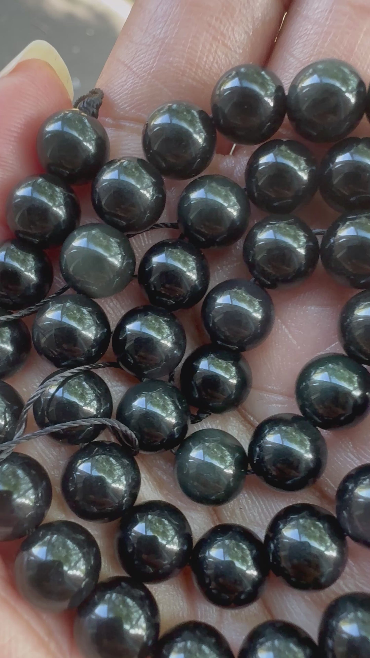 Rainbow Obsidian | Round Beads | 8mm
