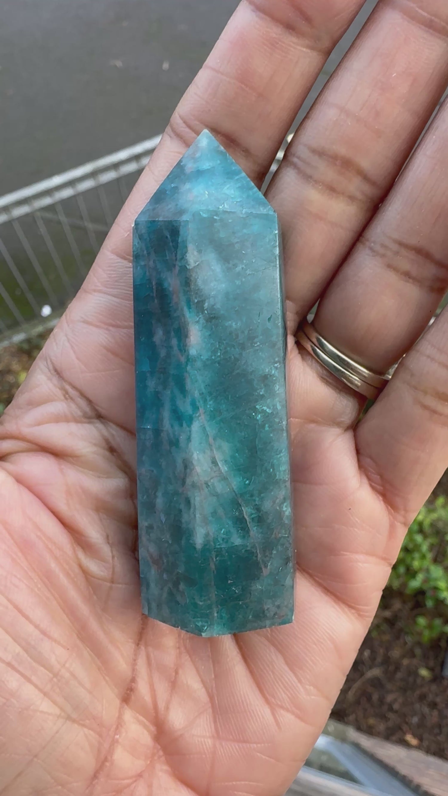 Apatite | 6 Side Tower Point