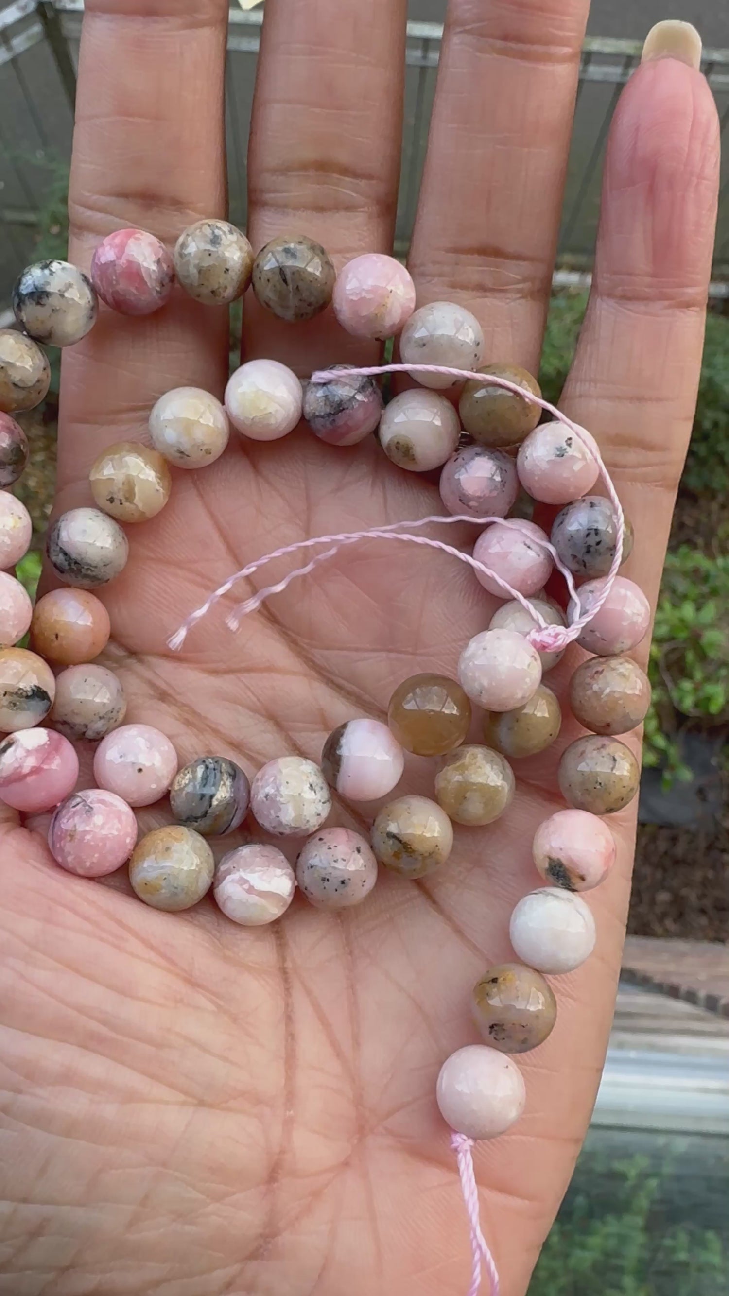 Pink Opal | Round Beads | 8mm