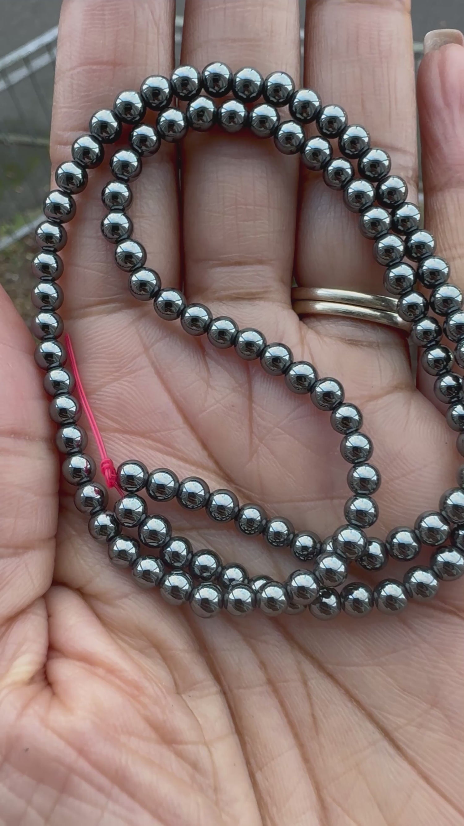 Hematite | Round Beads | 4mm