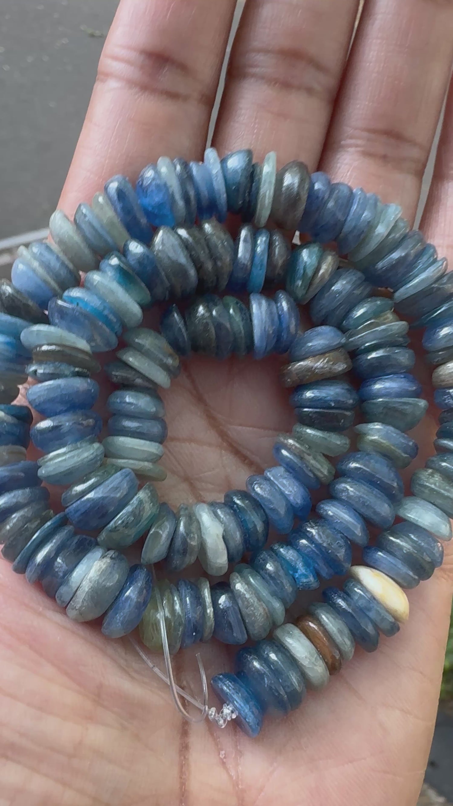 Kyanite | Chip Beads | 6-12mm | 15" String