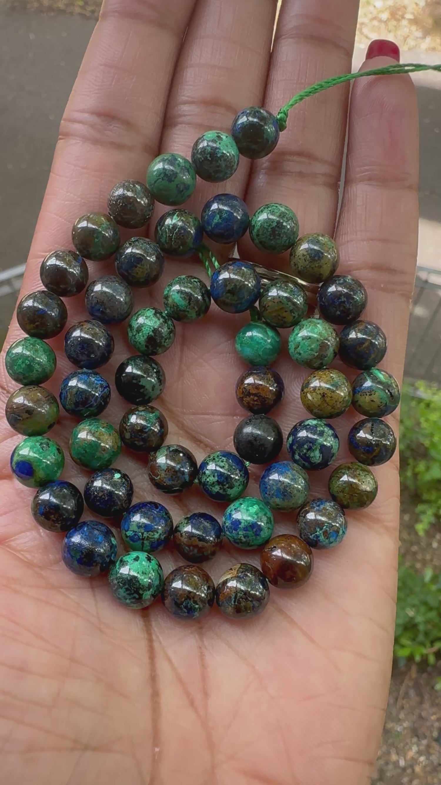 Chrysocolla | Round Beads | 8mm | A Grade