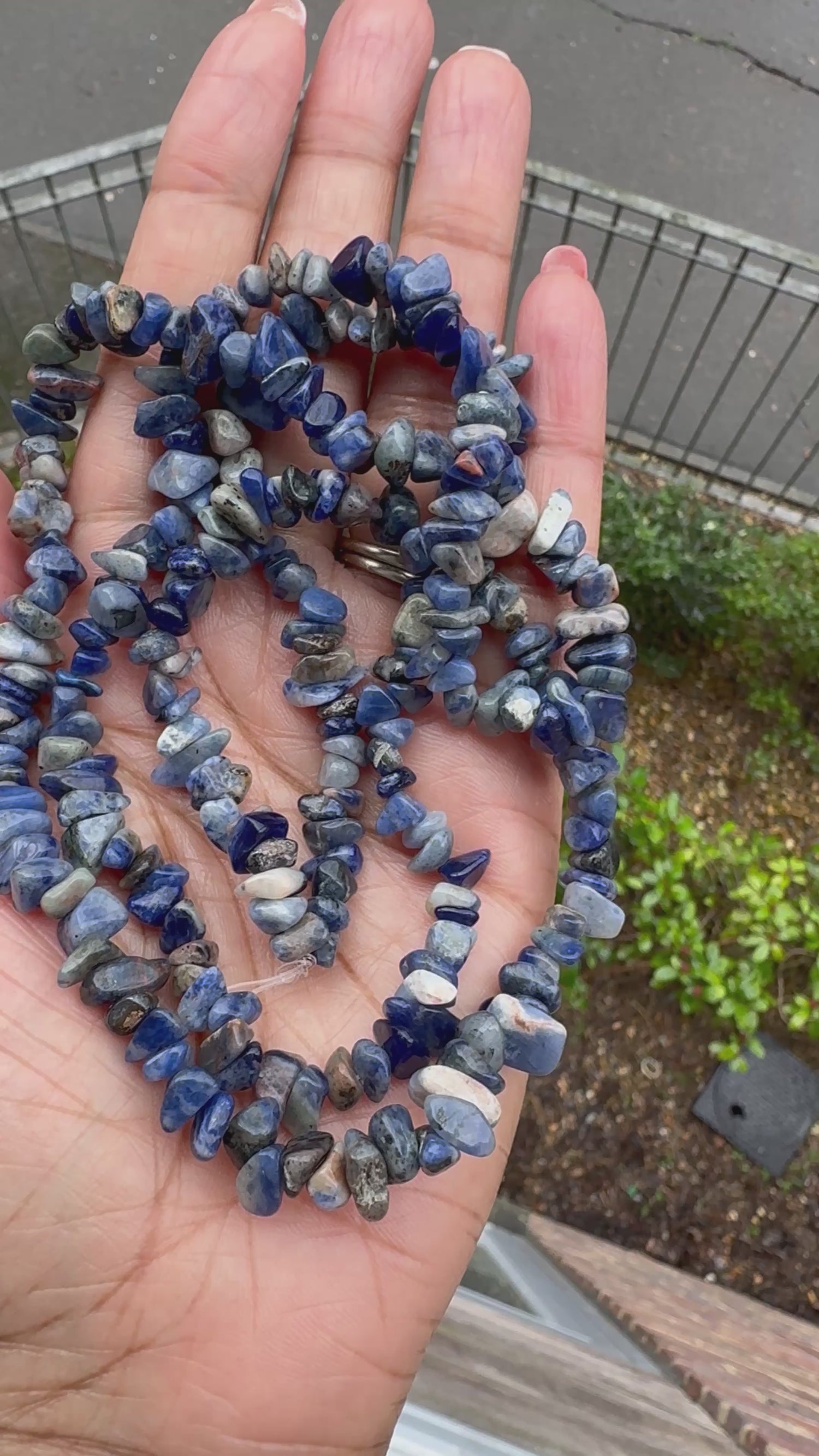 Sodalite | Chip Beads | 5-8mm | 32" String