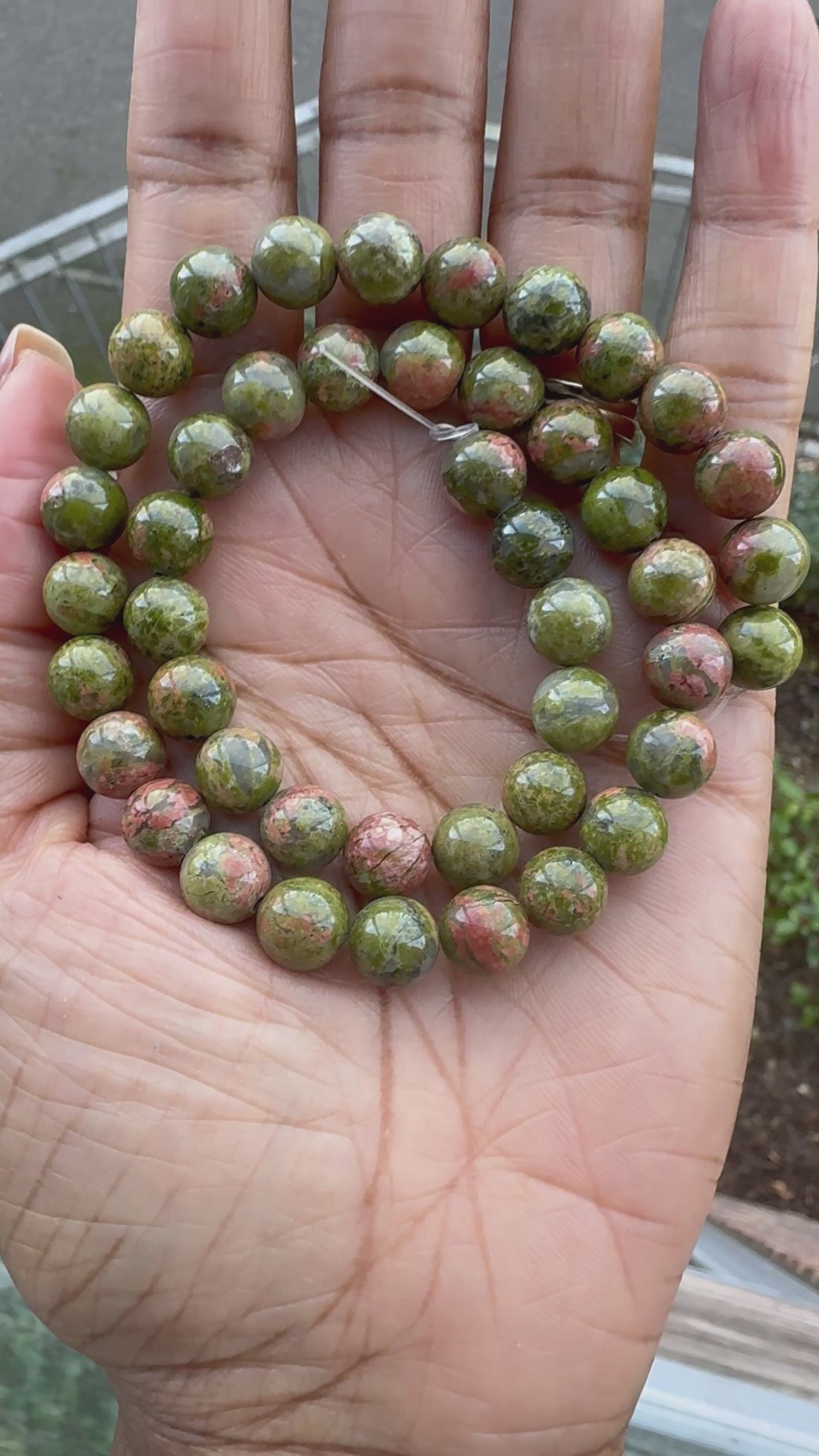 Unakite | Round Beads | 8mm