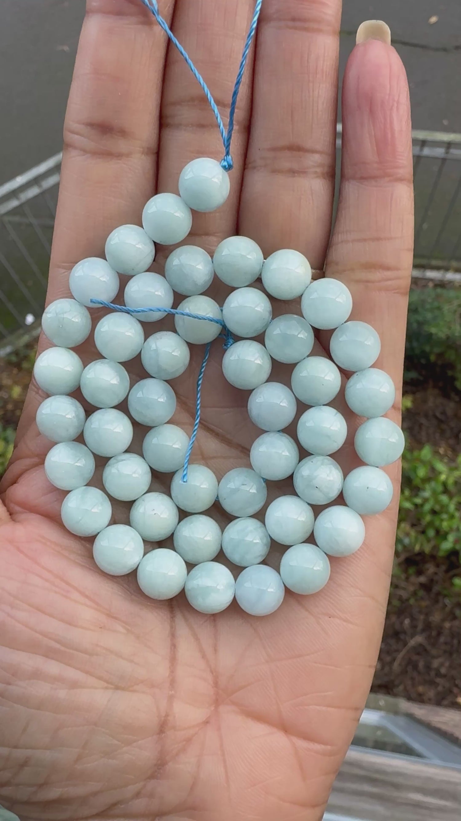 Aquamarine | Round Beads | 8mm