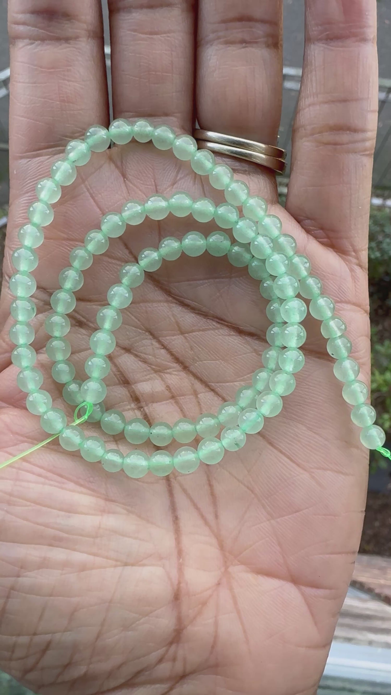 Green Aventurine | Round Beads | 4mm