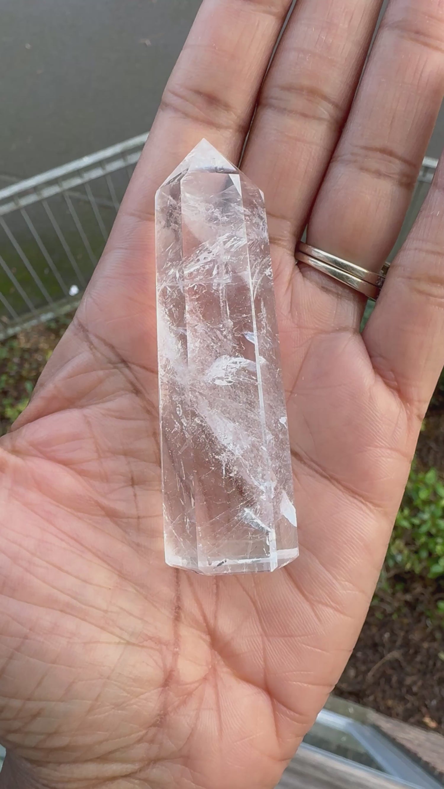Crystal Quartz | 6 Side Tower Point