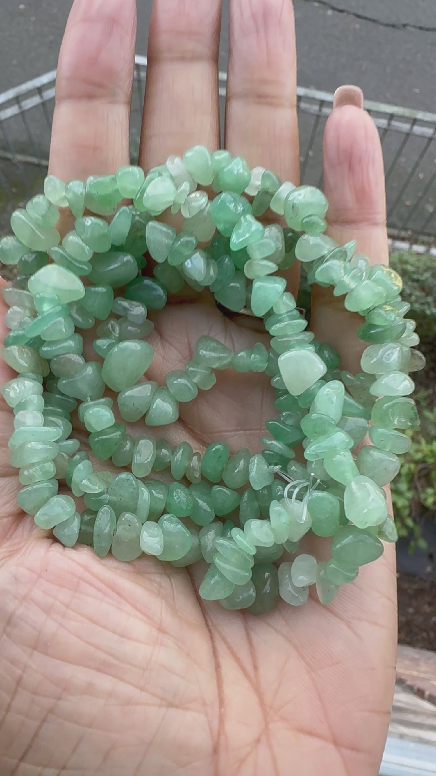 Green Aventurine| Chip Beads | 5-8mm | 32" String