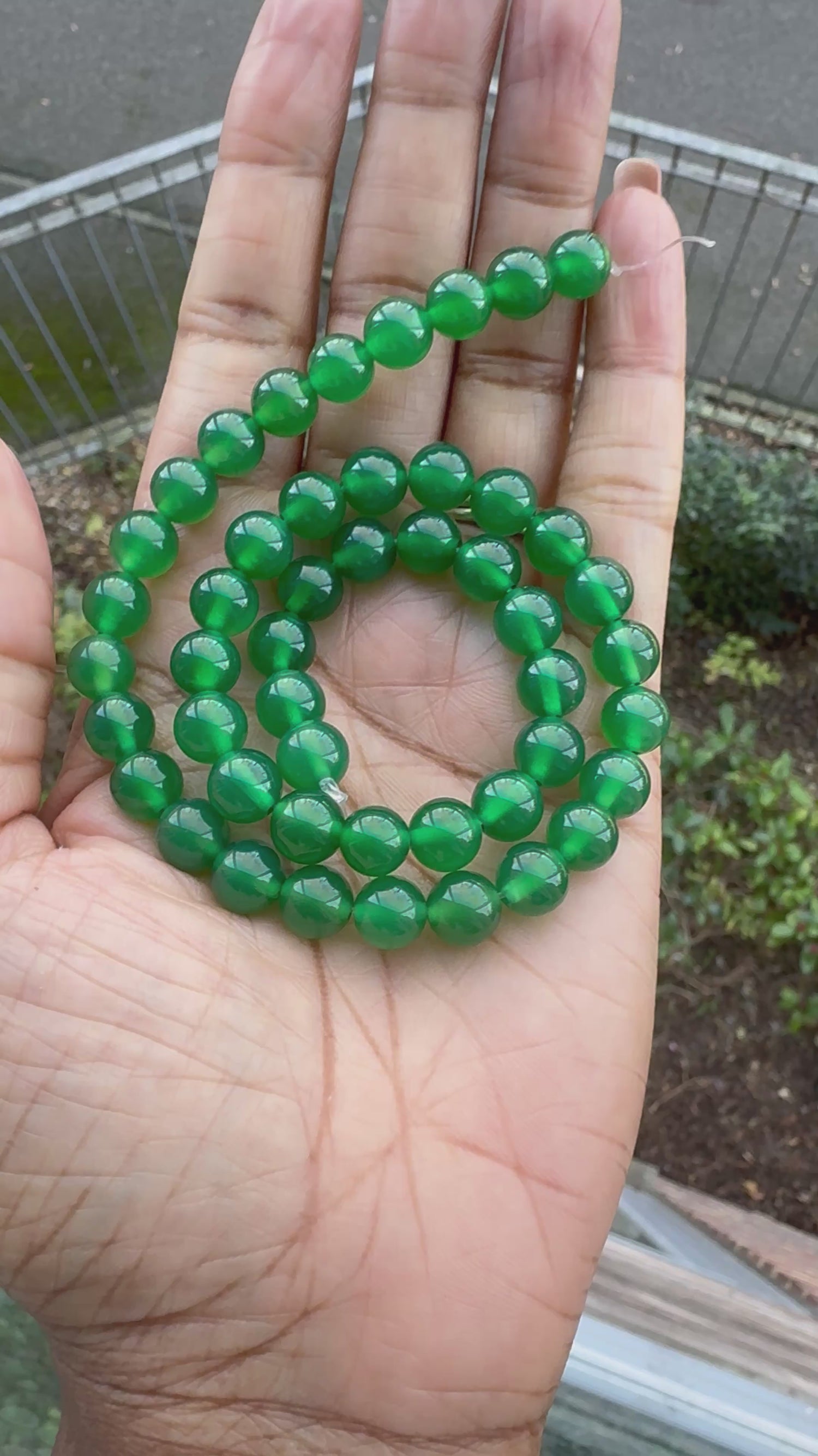 Green Onyx | Round Beads | 8mm