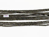 2mm Faceted Pyrite Beads