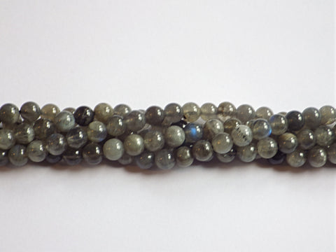 6mm Labradorite Round Beads - AA Grade