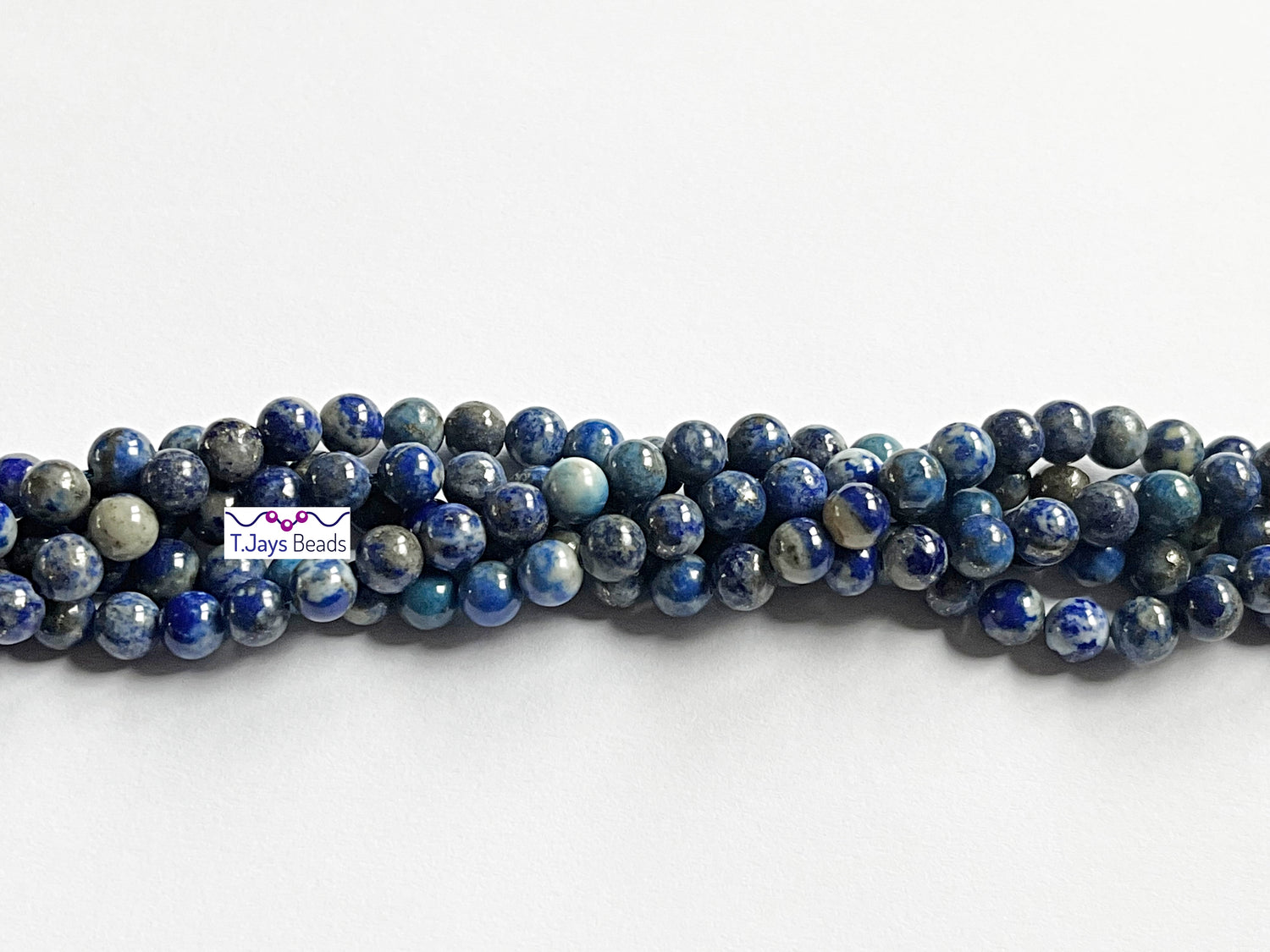 Lapis Lazuli (Natural Colour) | Round Beads | 6mm | A Grade