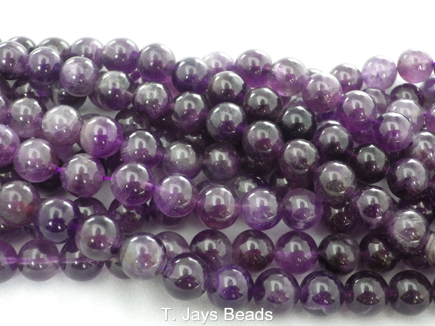 Amethyst | Round Beads | 10mm | B Grade