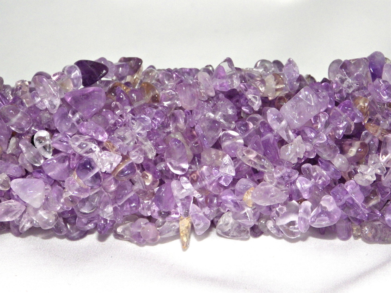 Ametrine chip beads