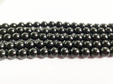 8mm Black Obsidian Round Beads