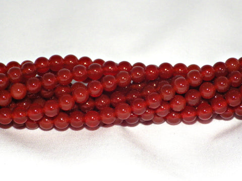 6mm Carnelian beads for Jewellery Making