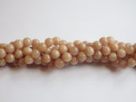 8mm Sunstone Round Beads