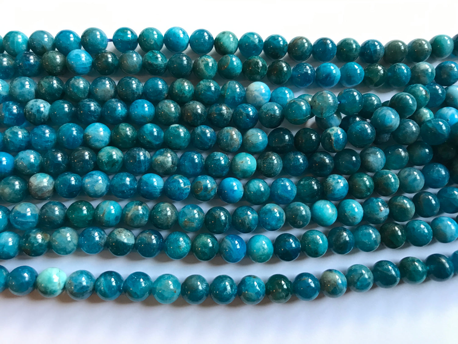 Apatite | Round Beads | 8mm | A Grade