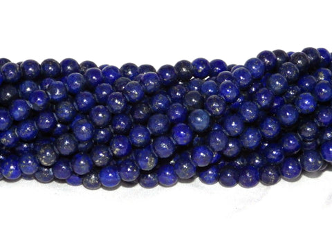 8mm Lapis Lazuli Round Beads - A Grade