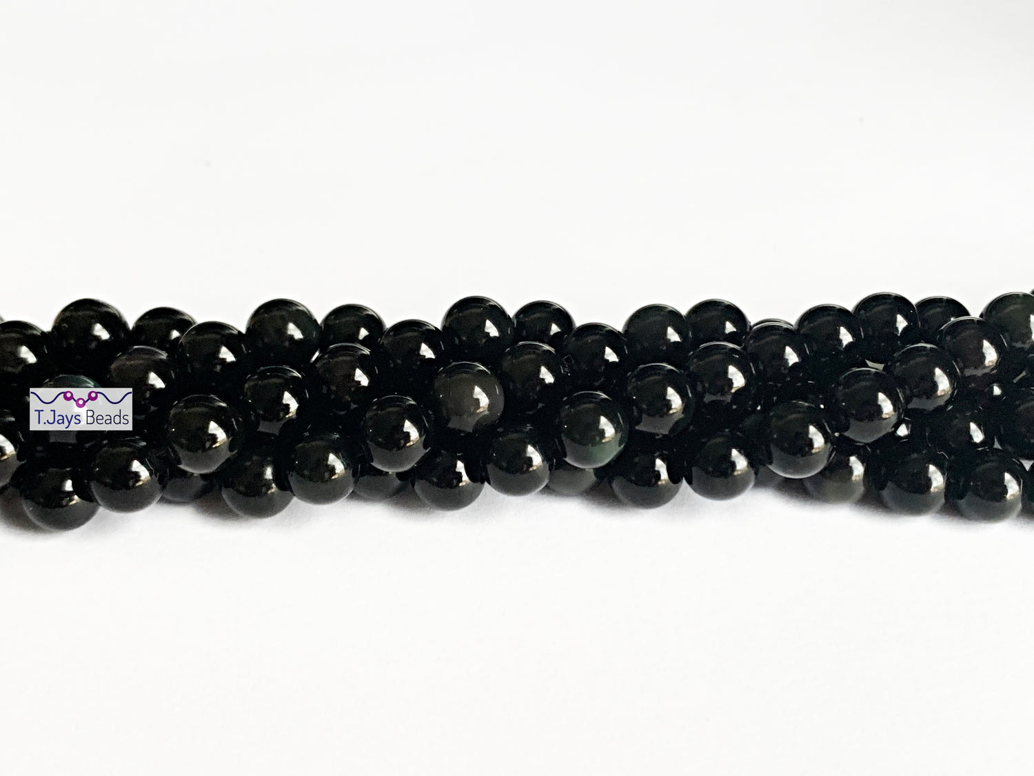 Rainbow Obsidian | Round Beads | 8mm