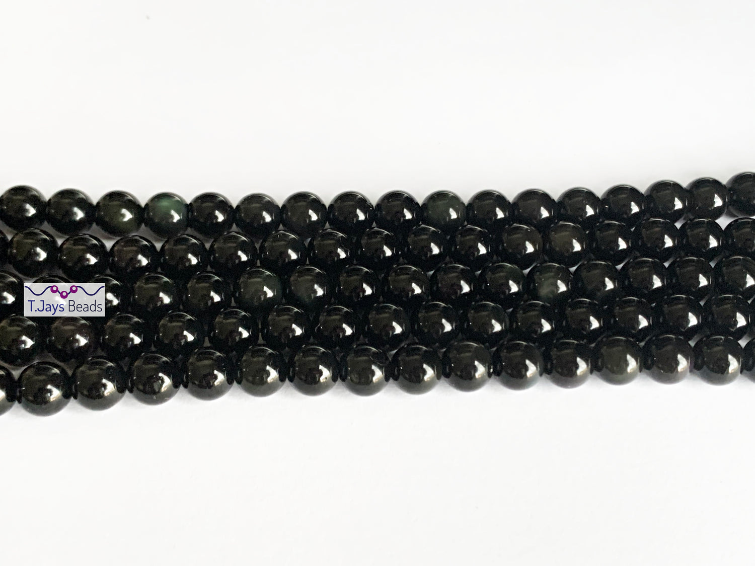 Rainbow Obsidian | Round Beads | 8mm