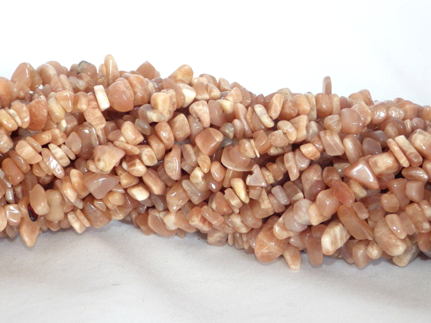 Sunstone | Chip Beads | 5-8mm | 32" String