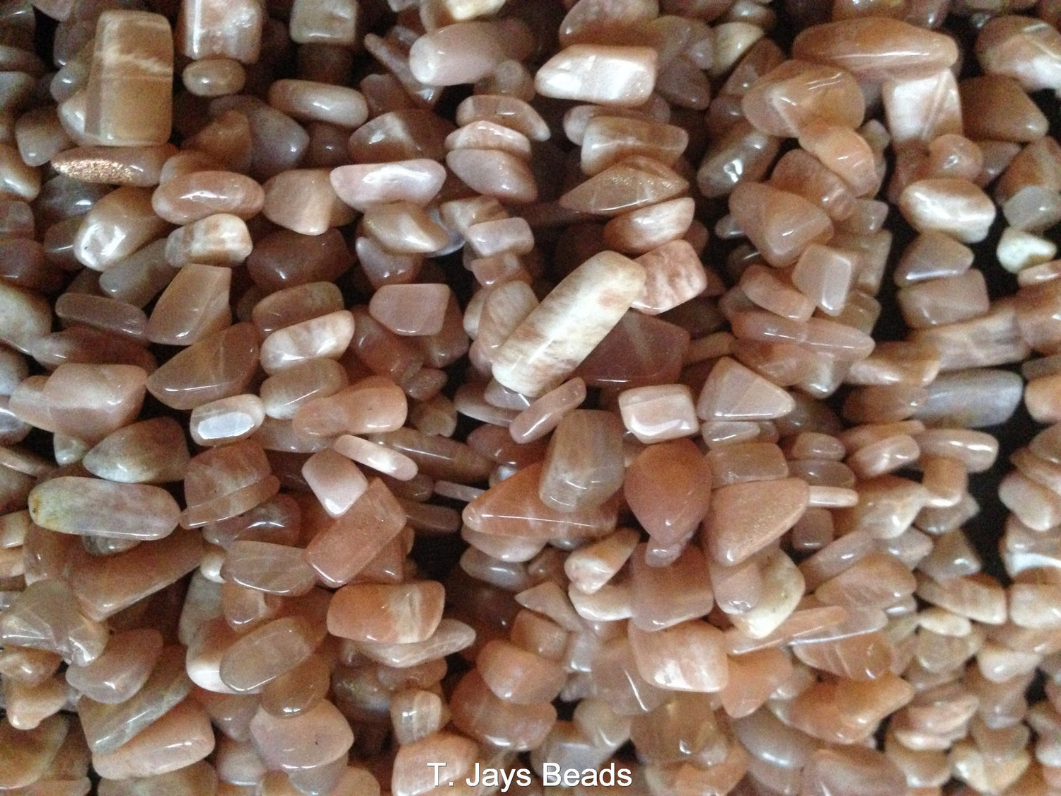 Sunstone | Chip Beads | 5-8mm | 32" String