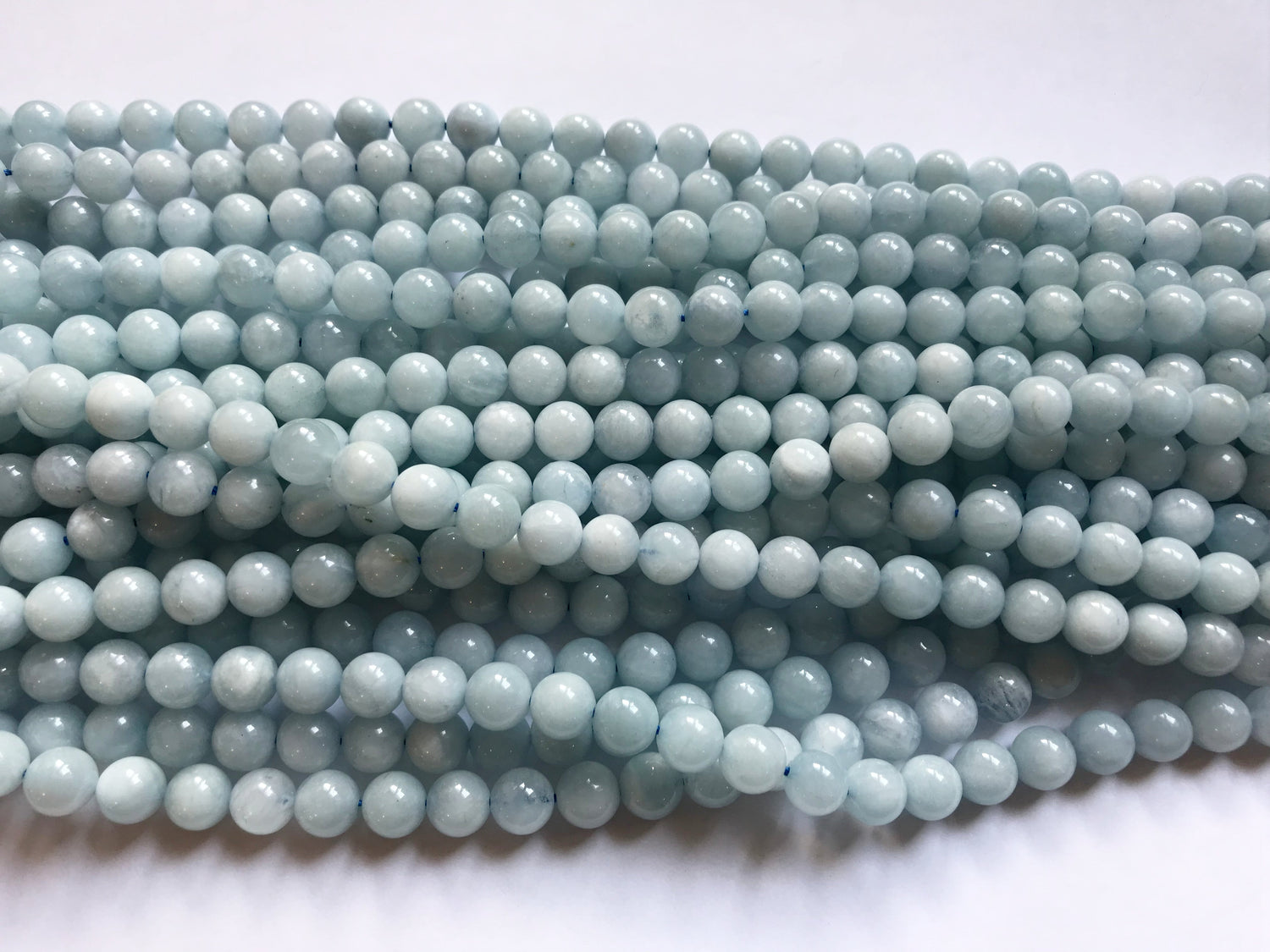 Aquamarine | Round Beads | 6mm