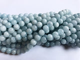 6mm Aquamarine Round Beads
