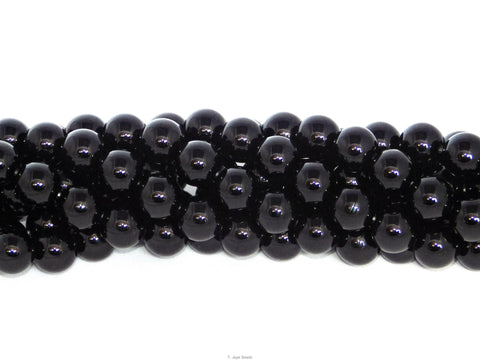 Black Onyx Beads - 6mm