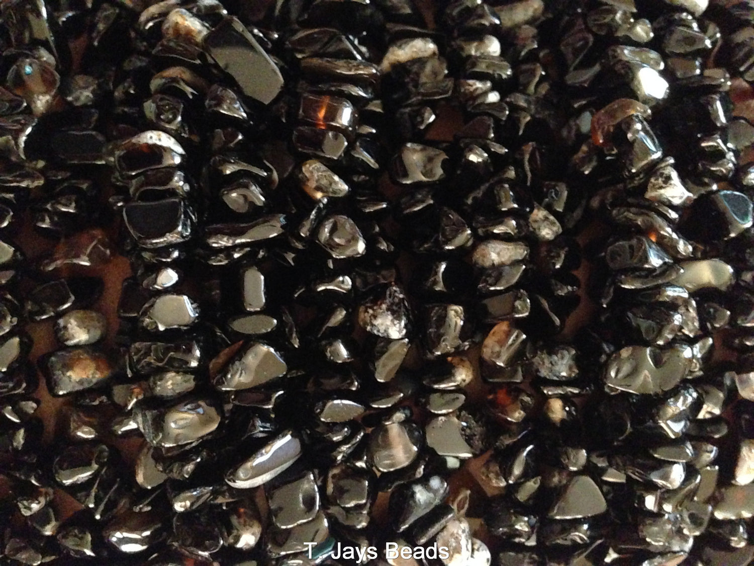 Black onyx chips