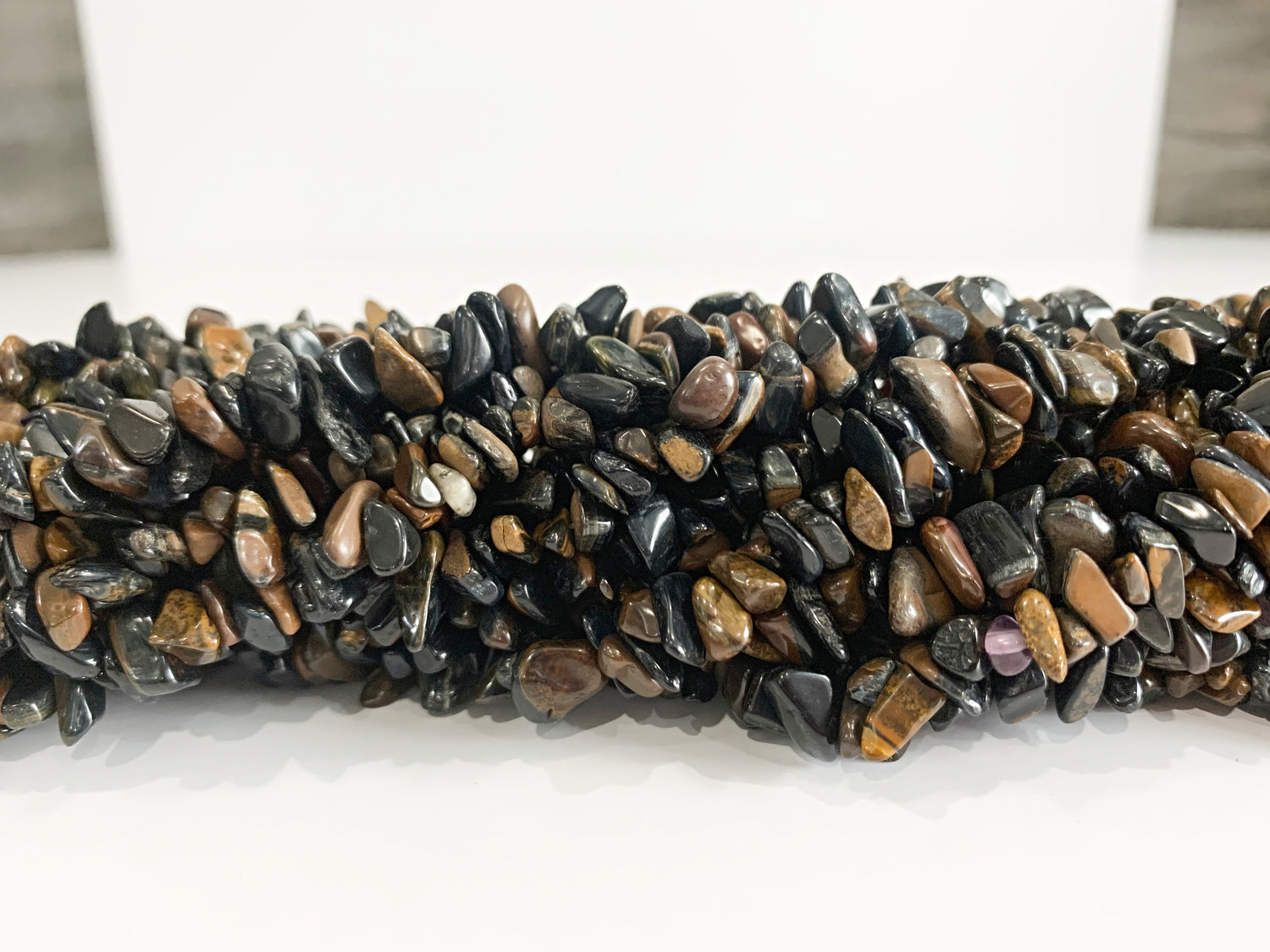 Blue Tiger Eye | Chip Beads | 5-8mm | 32" String