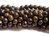 10mm Bronzite Round Beads