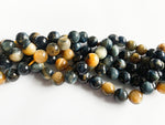 8mm Dyed Blue Tiger Eye Beads